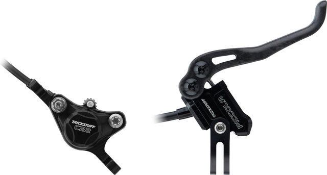 Trickstuff Piccola Carbon Front+Rear Disc Brake Set Post Mount - black / black/Set/left/right (side-specific)