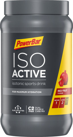 Powerbar ISOACTIVE Isotonic Sports Drink - 600 g - red fruit punch