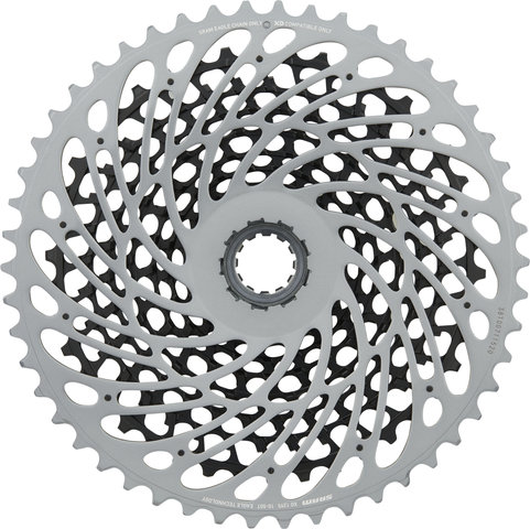 SRAM XG-1295 12-speed Cassette for X01 Eagle - polar grey/10-50