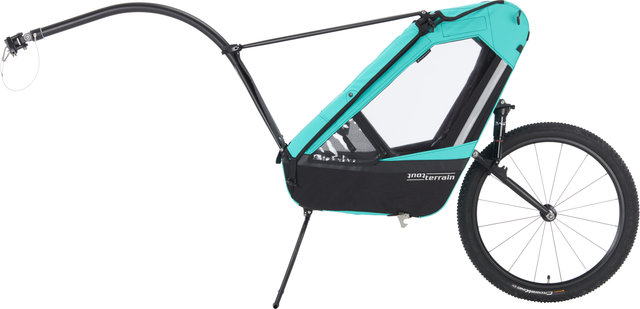 tout terrain Remolque para niños Singletrailer II Sport 24 - verde caribe/24"