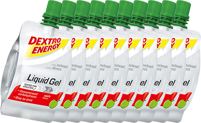 Dextro Energy Gel liquide - 10 pièces - apple/600 