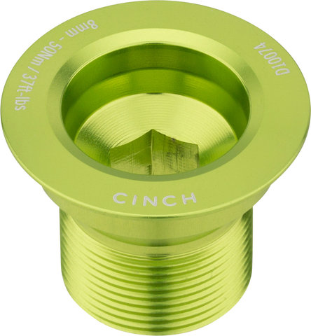 Race Face Left Crank Bolt for Cinch Crankset - gloss green