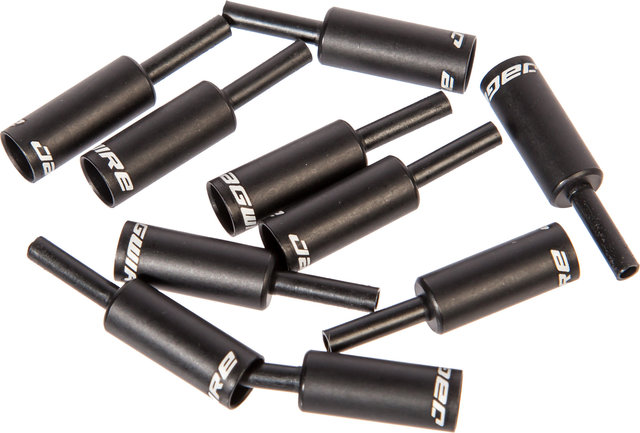 Jagwire Lined End Caps for Brake Cable Housings - black