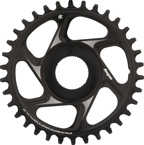 Hope R22 Spiderless Direct Mount E-Bike Chainring for Shimano EP8/E8000 - black/34 