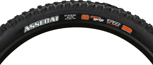 Maxxis Assegai 3C MaxxGrip DD WT TR 27.5" Folding Tyre Set - black/27.5 /63 mm/63-584/2.5 