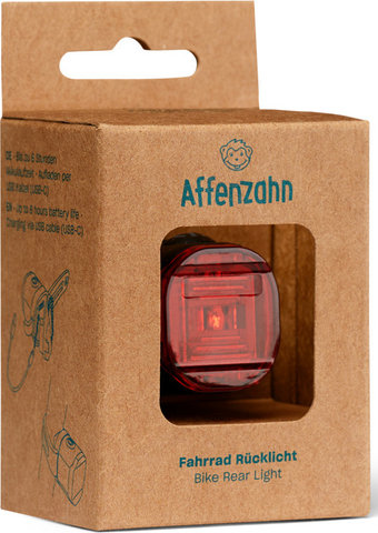 Affenzahn Rear Light - StVZO approved - black