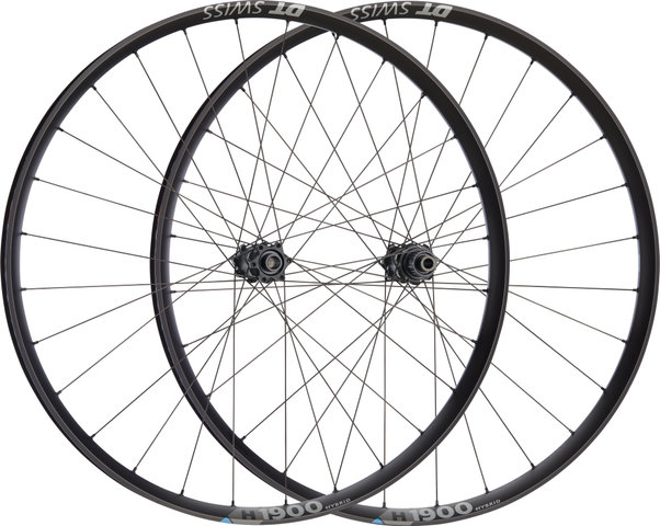 DT Swiss Set de Roues H 1900 SPLINE 29" 35 Boost Disc 6 trous Hybrid - noir/Shimano Micro Spline/148 mm/110 mm/Boost/Boost/29"/110 mm/Shimano Micro Spline/110 mm/148 mm