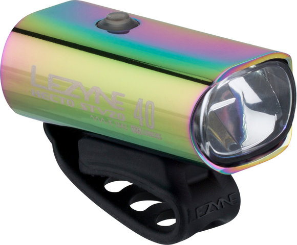 Lezyne Luz frontal Hecto Drive 40 LED con homologación StVZO - neo metallic