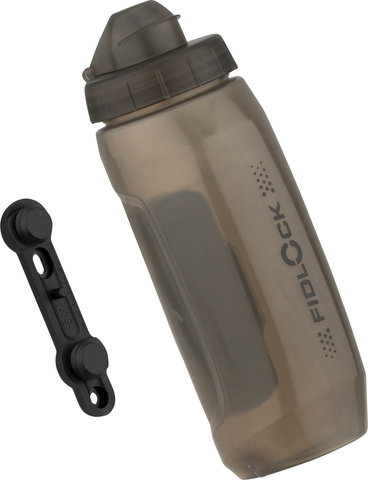 FIDLOCK Bottle cage system - transparent black/590 ml