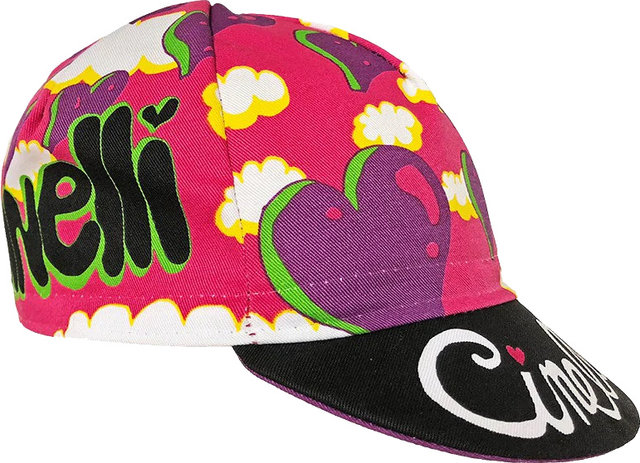 Cinelli Gorra de ciclismo Art Program - ana benaroya-heart/one size