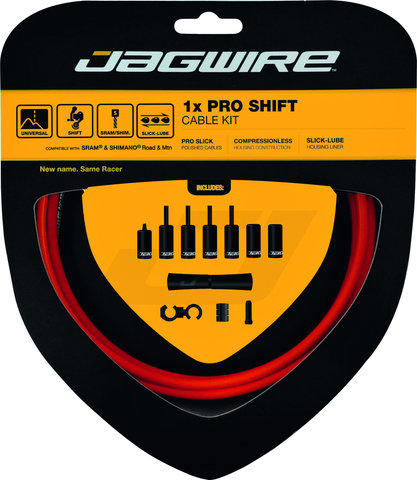 Jagwire 1X Pro Schaltzugset - orange