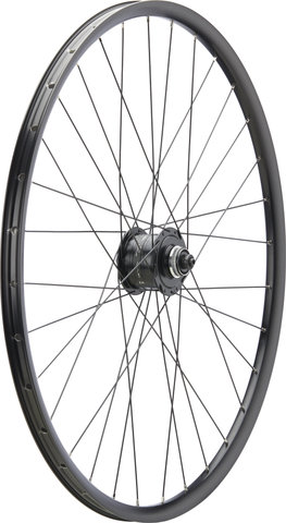 bc basic Urban Deore Disc Center Lock P-22 28" Wheelset - black/28" Set (Front 9x100 Dynamo + Rear 10x135) Shimano Micro Spline