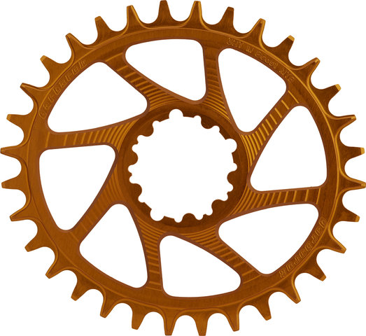 Garbaruk Oval Chainring GXP/DUB Boost Direct Mount Single Speed - orange/32 