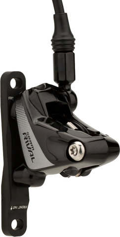 SRAM Rival 1 HRD FM Scheibenbremse mit Dropper Actuator - black-grey/Vorderrad/links (seitenspezifisch)