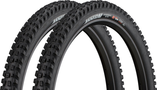 Maxxis Assegai 3C MaxxGrip Downhill WT TR 27,5" Faltreifen 2er Set - schwarz/27.5 "/63 mm/63-584/2.5 "