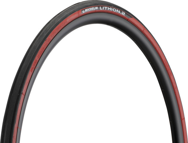 Michelin Cubierta plegable Lithion 2 28" - negro-rojo/28 /25 /25-622