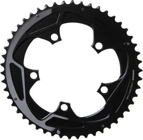 SRAM Road Double X-Glide, 5-arm, 110 mm BCD Chainring - black-grey/50 tooth