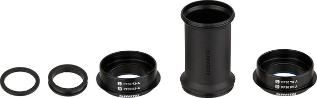 SRAM DUB PF30 MTB Wide Bottom Bracket 83mm - black/Press Fit PF30