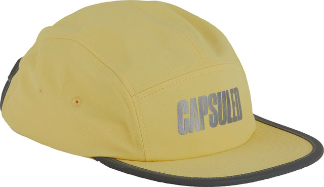 Capsuled 5 Panel Reflective Flex Cap - canary yellow/one size