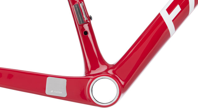 Factor O2 V.A.M. Disc T47a Shimano Carbon Frame Kit Model 2023 - red velvet/54 cm, 110 mm x 38 cm, SB 0 mm