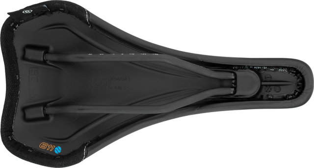 SQlab 611 Ergowave Saddle - black/130 mm