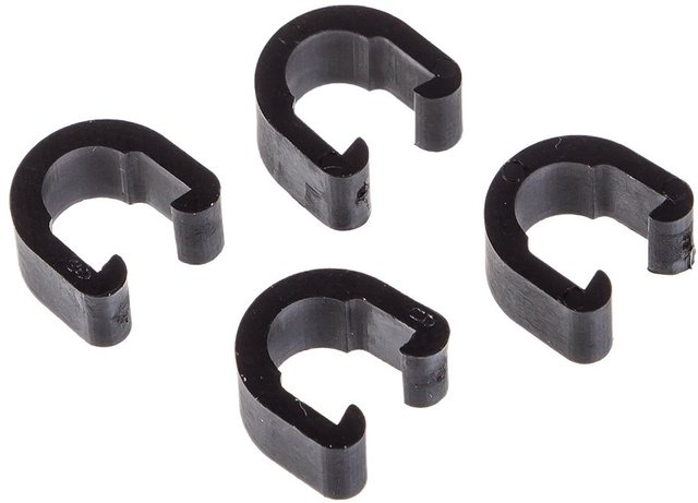 Jagwire C-Clip für Bremsleitungsführung - black/universal
