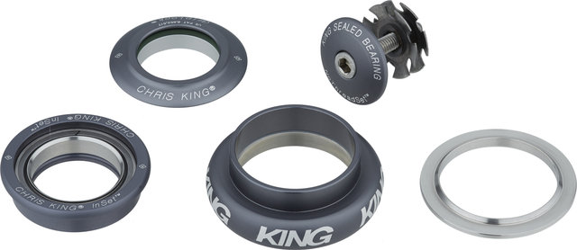 Chris King InSet i7 ZS44/28.6 - EC44/40 Mixed Tapered GripLock Headset - matte slate/1 1/8"/ZS44/28,6 - EC44/40