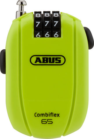 ABUS Combiflex StopOver 65 Cable Lock - neon