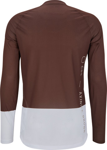 POC MTB Pure LS Jersey - axinite brown-hydrogen white/M