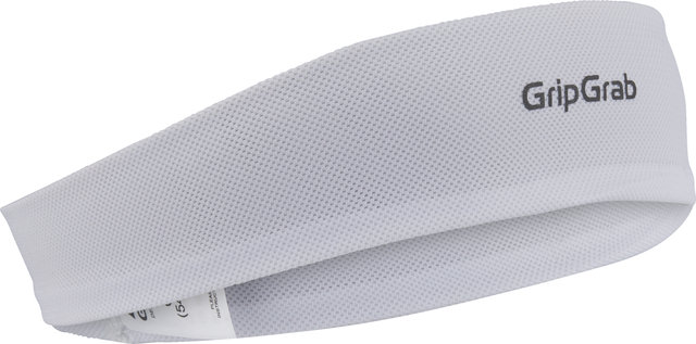 GripGrab Lightweight Summer Sweatband Stirnband - white/one size