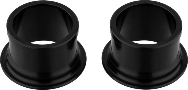 NEWMEN Juego de tapas finales para buje delantero MTB Gen2 - black anodized/15 mm Eje Pasante