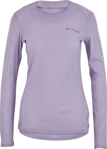 VAUDE Womens Yaras LS Wool Shirt - pastel lilac/36/XS