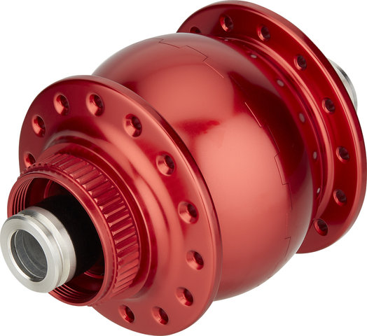 SON 28 12 Disc Center Lock hub dynamo - red/28 hole