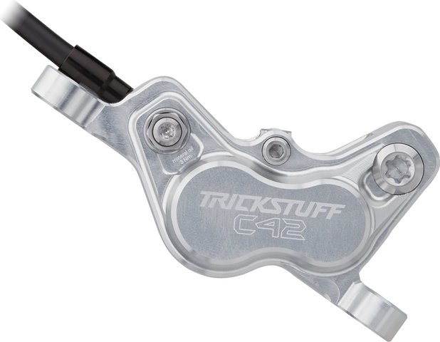 Trickstuff Direttissima Front+Rear Disc Brake Set - silver-silver/Set/Flip-Flop (non-side-specific)