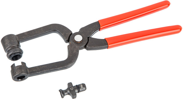 Cyclus Tools Alicate de montaje Chainringr con Bit-D para tornillos de platos - rojo-negro/universal
