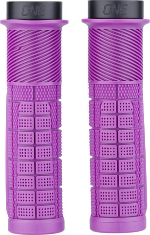 OneUp Components Poignées de guidon Thick Lock-On - purple/138 mm