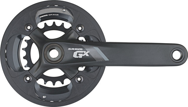 SRAM Juego de bielas con Bashguard GX 1000 GXP 2x10 velocidades - black/175,0 mm 22-36