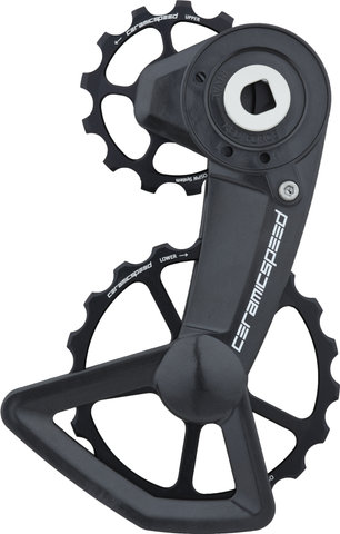 CeramicSpeed Système de Galets de Dérailleur OSPW X pour SRAM AXS XPLR - black/13 dents (galet guide), 19 dents (galet tendeur)