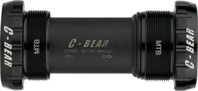 C-BEAR Boîtier de Pédalier BSA Shimano MTB - noir/BSA