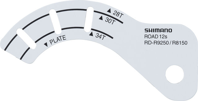 Shimano Gabarit de Réglage pour RD-R9250 / RD-R8150 - universal