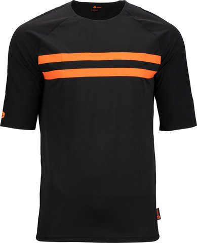 bc original MTB Jersey S/S - black-orange/L