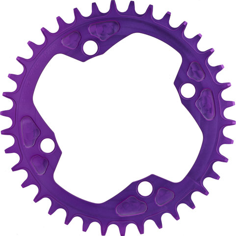 Garbaruk Chainring Round 104 mm BCD Single-Speed - violet/38 