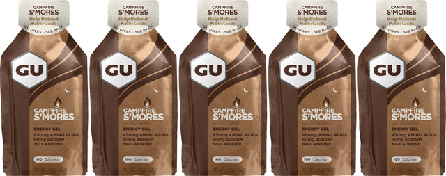 GU Energy Labs Energy Gel - 5 Pack - campfire s´mores