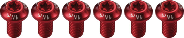 ASHIMA Aluminium Bolts for Brake Rotors - red