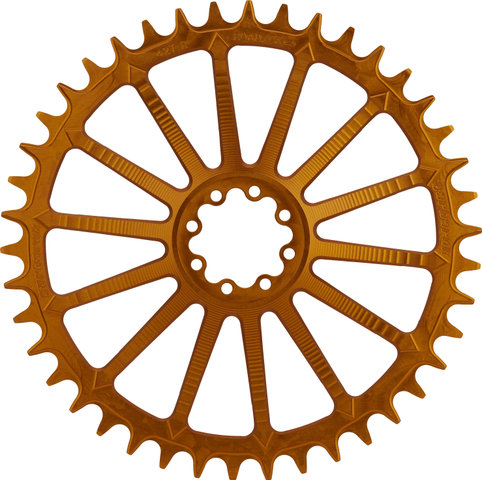 Garbaruk Round Chainring AXS Road/CX SRAM Direct Mount 8-Bolt Single - orange/42 