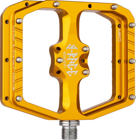 Burgtec Platform pedals - burgtec bullion gold