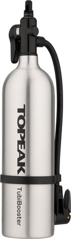 Topeak Bomba con tanque de aire comprimido TubiBooster X CO2-Inflator - negro-plata