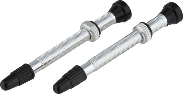 tune Tubeless Valve Set - silver/Presta 60 mm