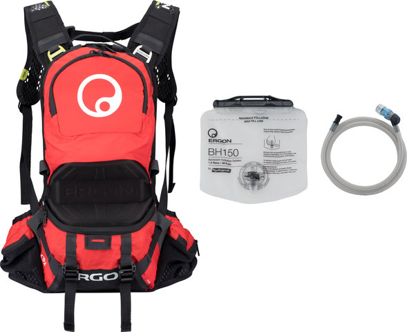 Ergon BE2 Enduro Hydration Pack - black-red/small