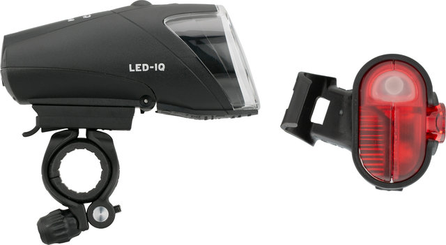 busch+müller Set de iluminación LED Ixon IQ Premium + Ixback Senso con aprob. StVZO - negro